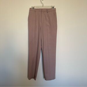 UNIQLO Size XS Pink Mauve Regular Smart Ankle Pants Waist size 24-25 inches